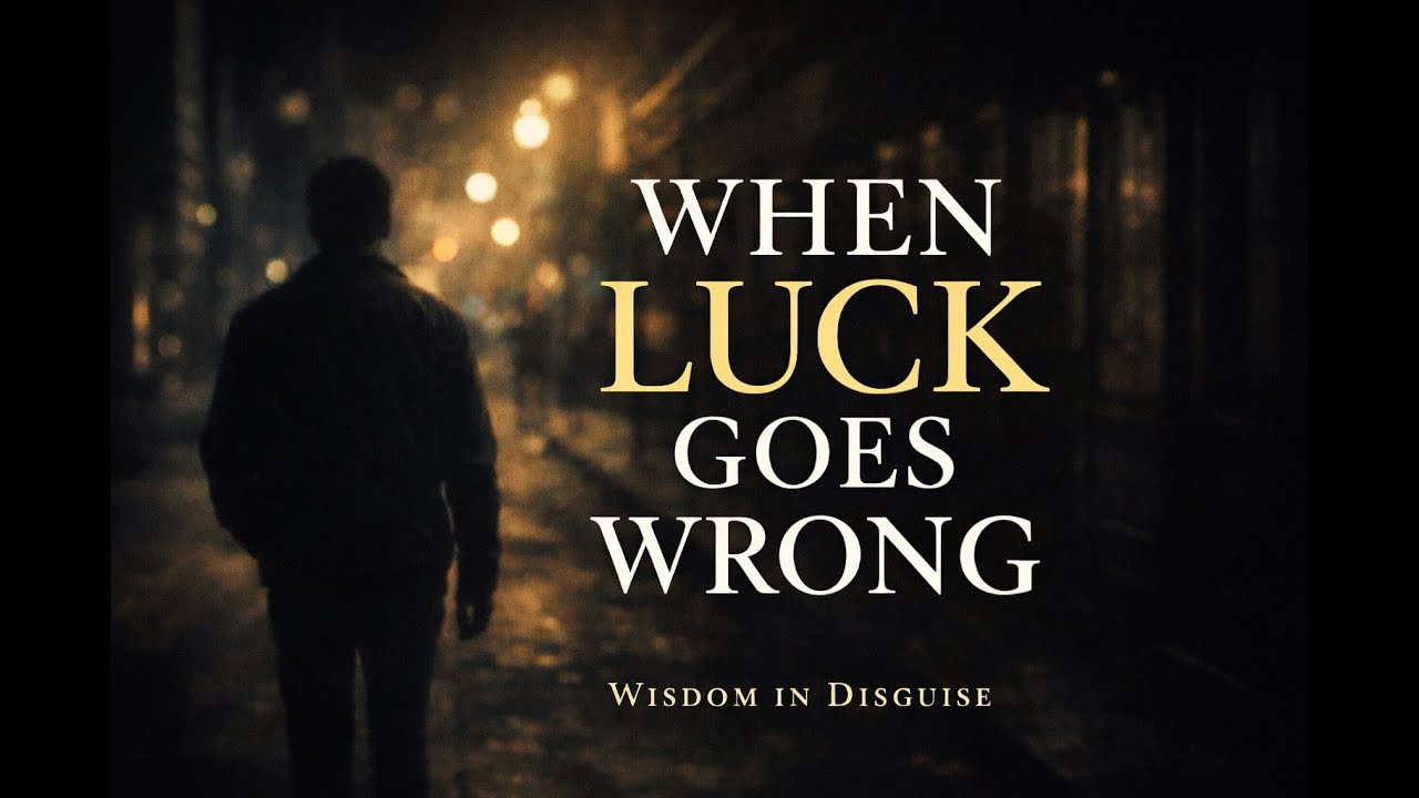 Wisdom in Disguise | The Day Luck Ruined Him (A Modern Parable About Money & Meaning)
