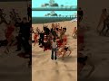 40 Triads vs 40 Beach girl in GTA San Andreas