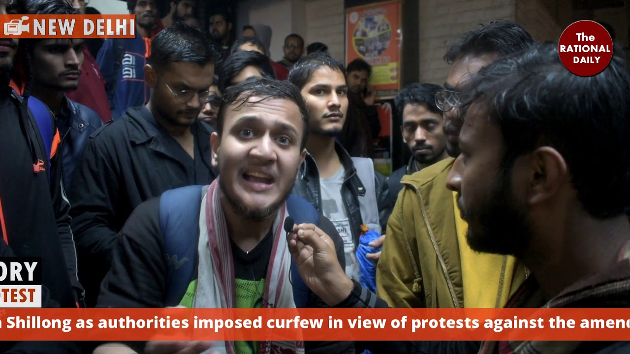 Jamia Milia Islamia students protest against CAB