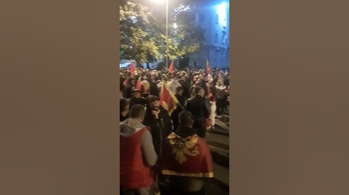 RTV Cetinje - Protest Podgorica