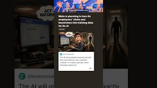 Meta is planning to turn its employees' clicks and keystrokes into AI training data.