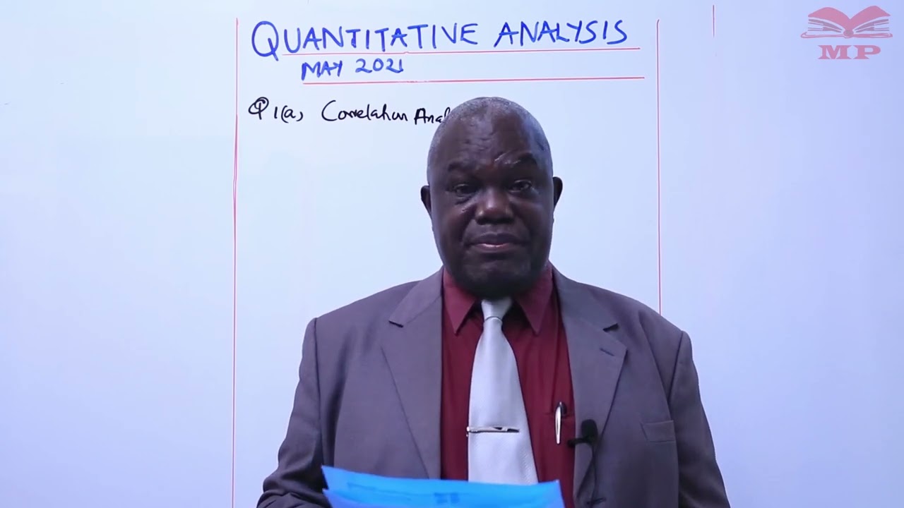 CORRELATION AND REGRESSION ANALYSIS