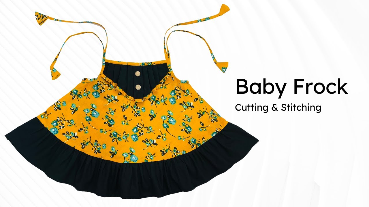 Beautiful Partywear Organza Baby Frock Cutting and Stitching/ Baby Frock  Design - YouTube