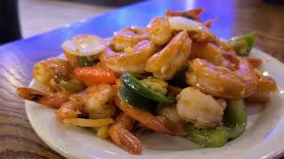 watch - Cajun shrimp at Super Golden Buffet in Lawrenceville GA - a fun YouTube food video
