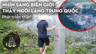 Khu dân cư Trung Quốc to thế nào gần hàng rào biên giới