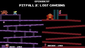 Arcade Games Vs Atari 2600 - Pitfall 2: Lost Caverns