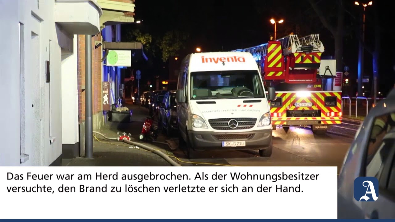 Mainz: Küchenbrand in der Neustadt