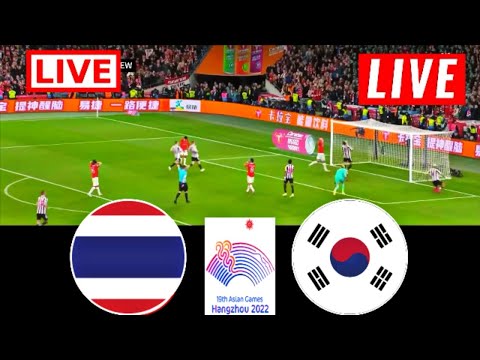 태국 U23 vs 대한민국 U23 Live | OCA 아시안게임 2023 | 라이브 축구 경기 | Pes 21 Gameplay