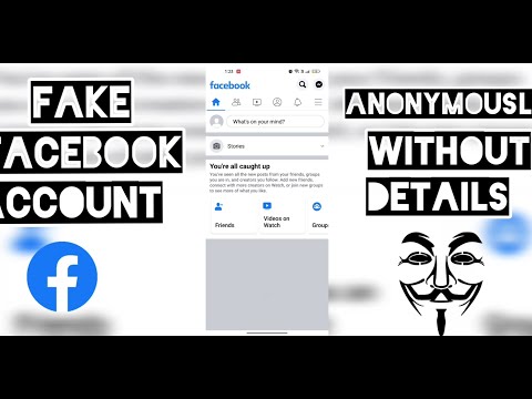 Make Anonymous Facebook Account Without Verification