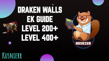 Draken Walls | 2.8 kk/h raw | 2-in-1 guide for Knights level 200+ and 400+ | Tibia Hunting Guide