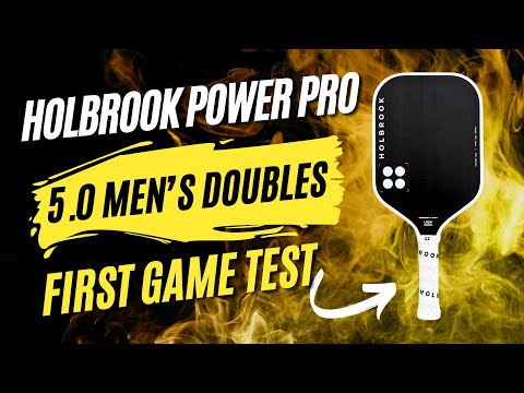 5.0 Men's Doubles Pickleball | First Game Test, Holbrook Power Pro