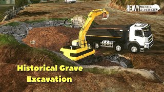 Heavy Machines & Construction | Gameplay | Historical Grave Excavation screenshot 4