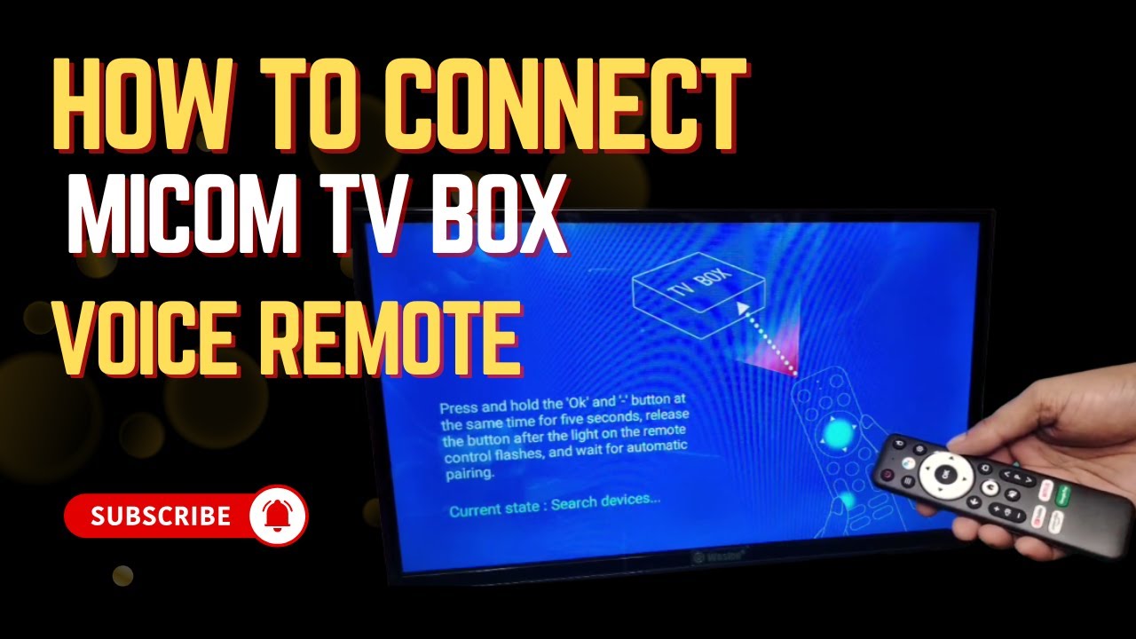 Micom TV Box Voice Remote Connect করার সহজ উপায়