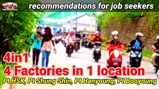 4 PERUSAHAAN DALAM 1 LOKASI Pt HSK, Pt Shungshin, Pt Hanyoung, Pt Booyoung