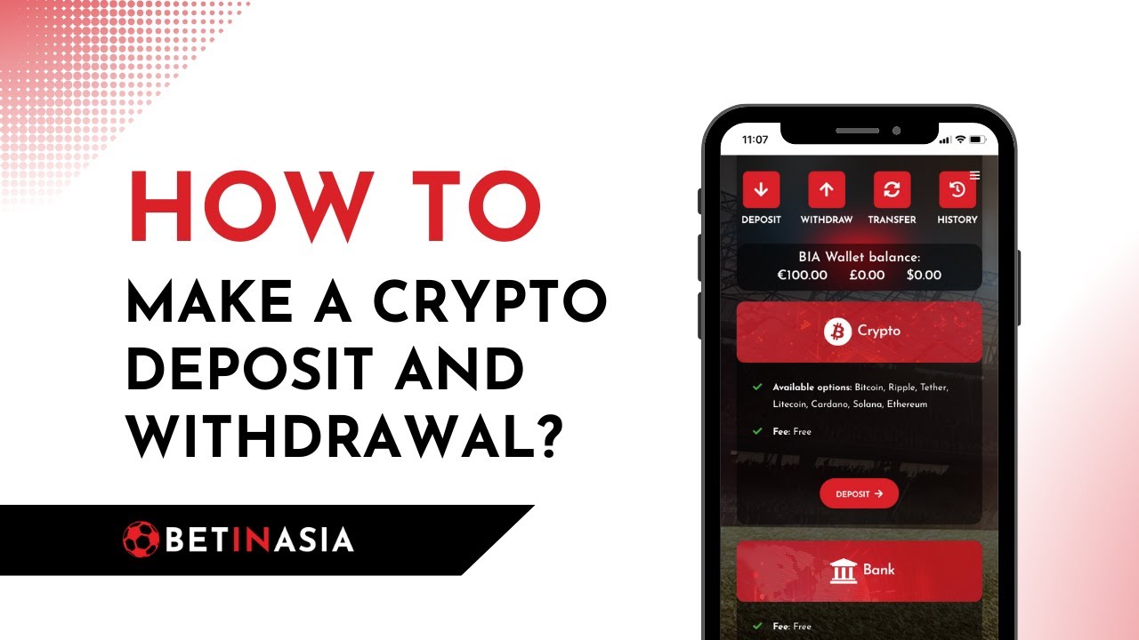 Betting with Crypto - Deposit using Crypto at BetInAsia!