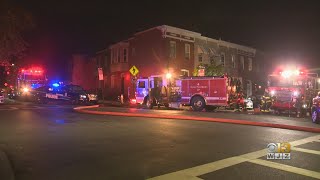 2 Injured, 4 Homes Damaged In Patterson Park House Fire