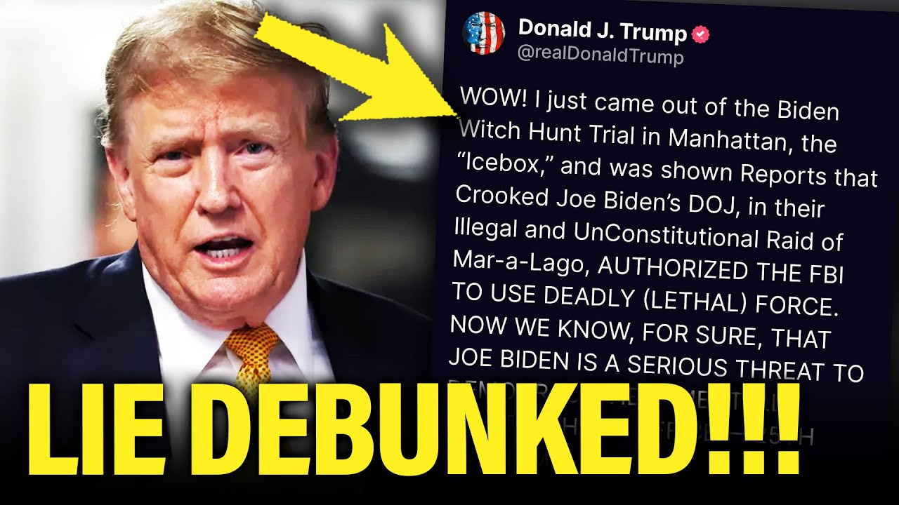 PATHETIC Trump’s STUNT Gets SHREDDED by DOJ Insider