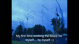 Flying Trapeze - split catches out of lines and working my own board