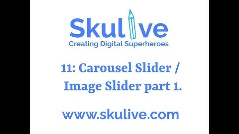 11: Carousel Slider / Image Slider part 1. #Html, #Css and #Javascript.