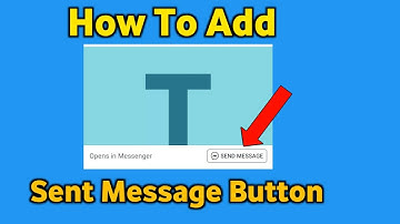 How To Add "Sent Message" Button on Facebook Page Post.