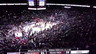 Marcus Smart Pushes Texas Tech Fan