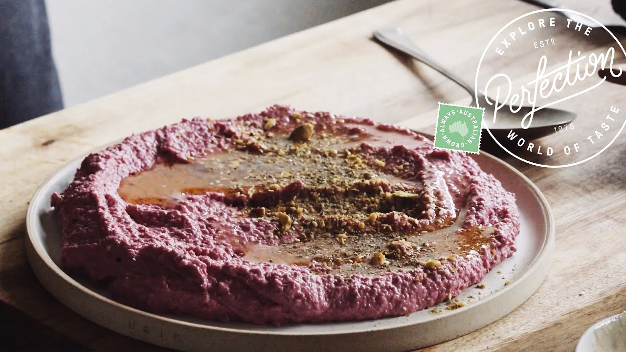 Jason Roberts Beetroot Hummus - Ozharvest 