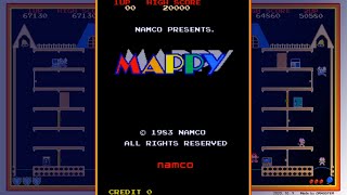 [Arcade Play] 1983 Mappy 마피