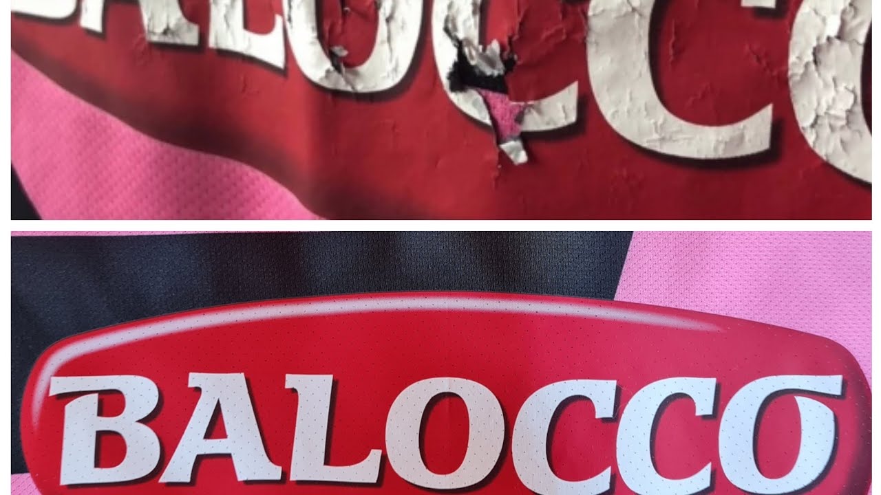 Juventus Balocco Football Shirt Sponsor Repair
