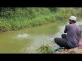 Best small hook fishing in Deep ponds |Fisher Man Catching Big Tilapiafishes |Amazing fishing video