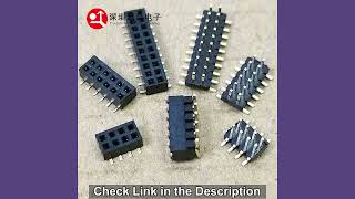 1U 1.27mm Pin Header SMT Connector Male Height 4mm 3mm 2mm 2*2/3/4/5/6/7/8/9/10/12/30/50p PH