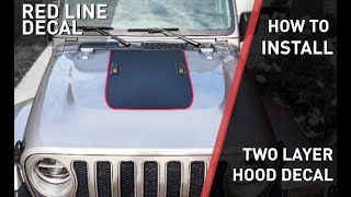 Jeep Wrangler Hood Decal Install Video