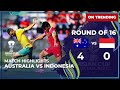 MATCH HIGHLIGHTS: AUSTRALIA 4 - 0 INDONESIA | Round of 16 - AFC Asian Cup 2023 image