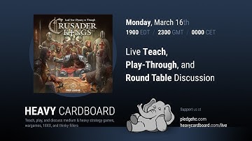 Crusader Kings 4p Teaching, Play-through, & Round table by Heavy Cardboard