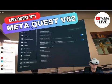 Live présentation de la mise à jour Quest V62
