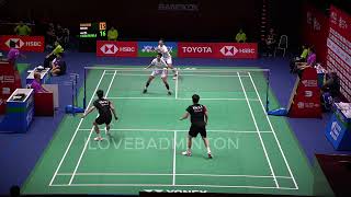 KIM Gi Jung/KIM Sa Rang vs Muhammad Shohibul FIKRI/Bagas MAULANA - Thailand Open 2024