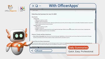 Boost Security Reporting with OfficerAI