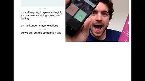 Prototype concept for user-testing data capture