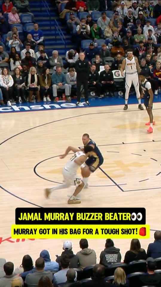 Jamal Murray in his bag for the buzzer?