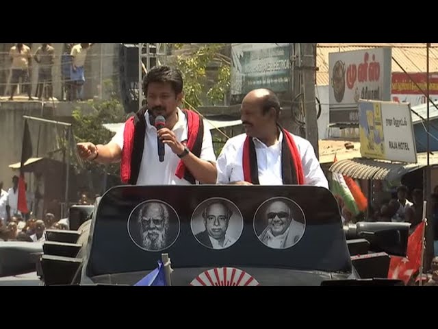 ⁣🔴Live: Uhayanidhi Election Campaign Ranipet Arakonam | Election 2024 | Jegathratchagan | Dmk