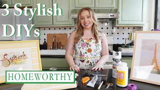 3 Stylish DIYs for Your Home | Transform Everyday Items into Chic Decor