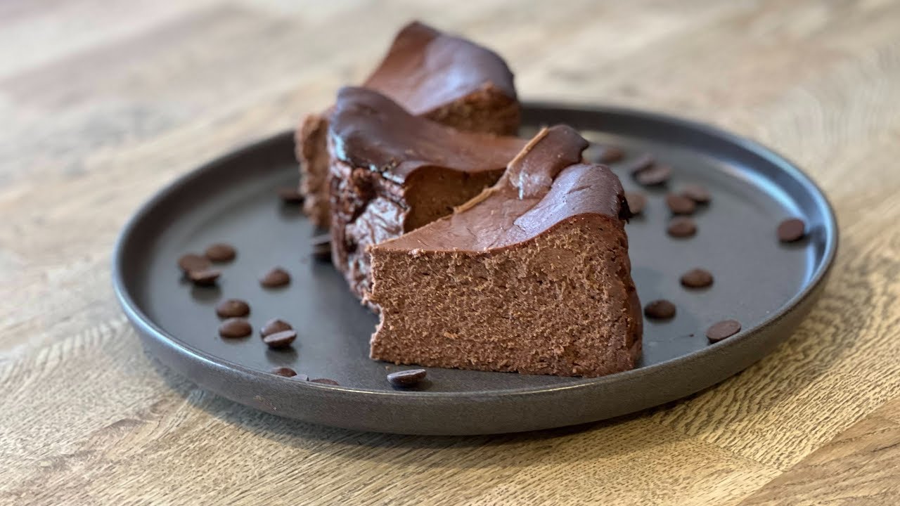 Chocolate Basque Cheesecake Chocolate Basque Burnt Cheesecake Chocolate Cheesecake YouTube