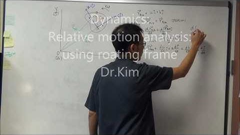 Relative motion analysis: using rotating frame (Ch16)