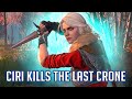 Witcher 3: Ciri and Geralt Kill the Last Crone. (Post-Ending Mod: Ciri's Sole Memento)