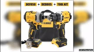 DeWalt DCF805 DCD850 20V Max Lithium Brushless Combo Kit Cordless Screwdriver Impact Drill tool bag