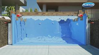 ALBIXON Schwimmbad Installation