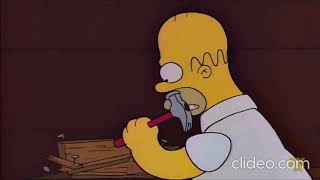 Homer Refuses To Change Maggies Diaper