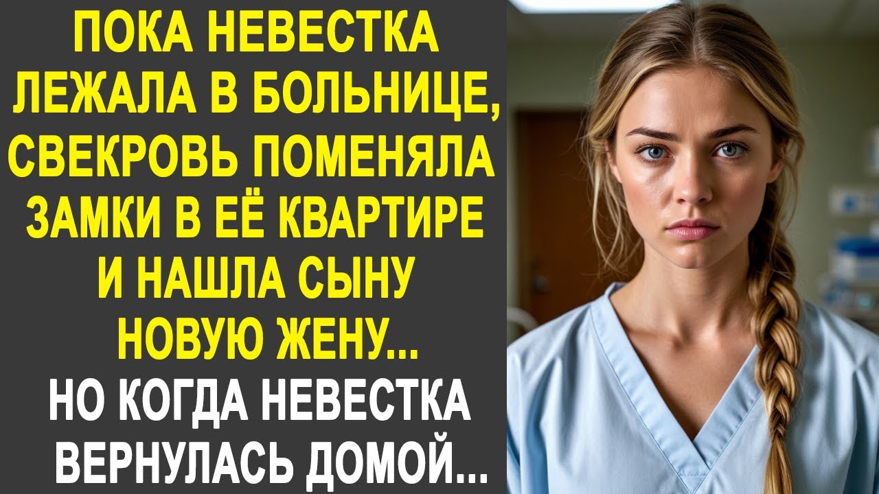 Пока невестка была в больнице, свекровь сменила замки в её квартире. Но когда невестка вернулась...