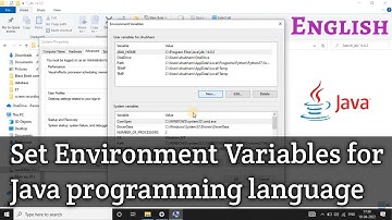 Set Environment Variables for Java Programming Language || Latest 2022 || English video|| Titan Spy