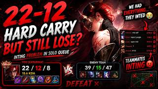 Solo Queue Punished Me for Carrying 💀