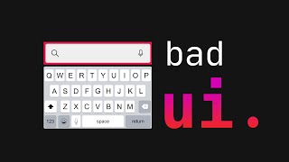 Search bars above keyboards the downsides of a brilliant idea